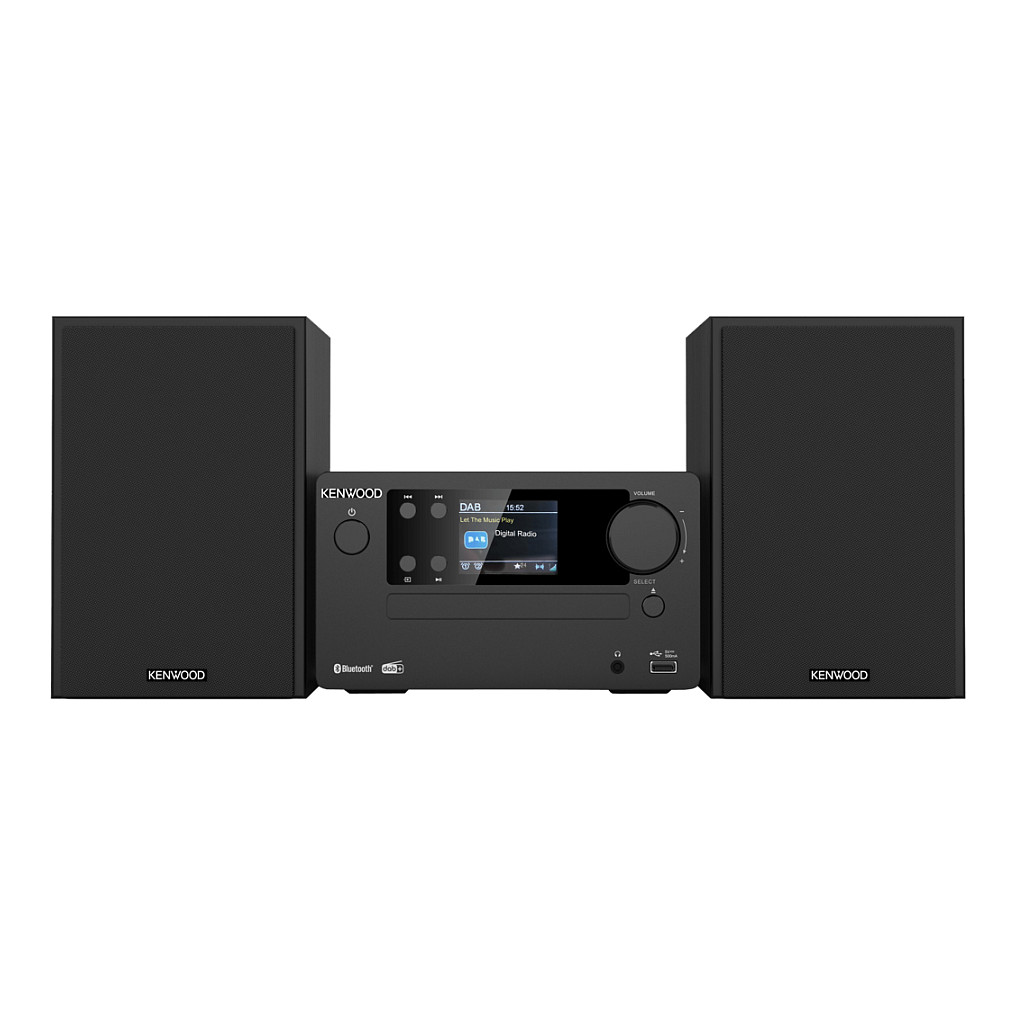 Hi-Fi linija KENWOOD M-725DAB (DAB+, Bluetooth, CD, USB, 2x25W) crna