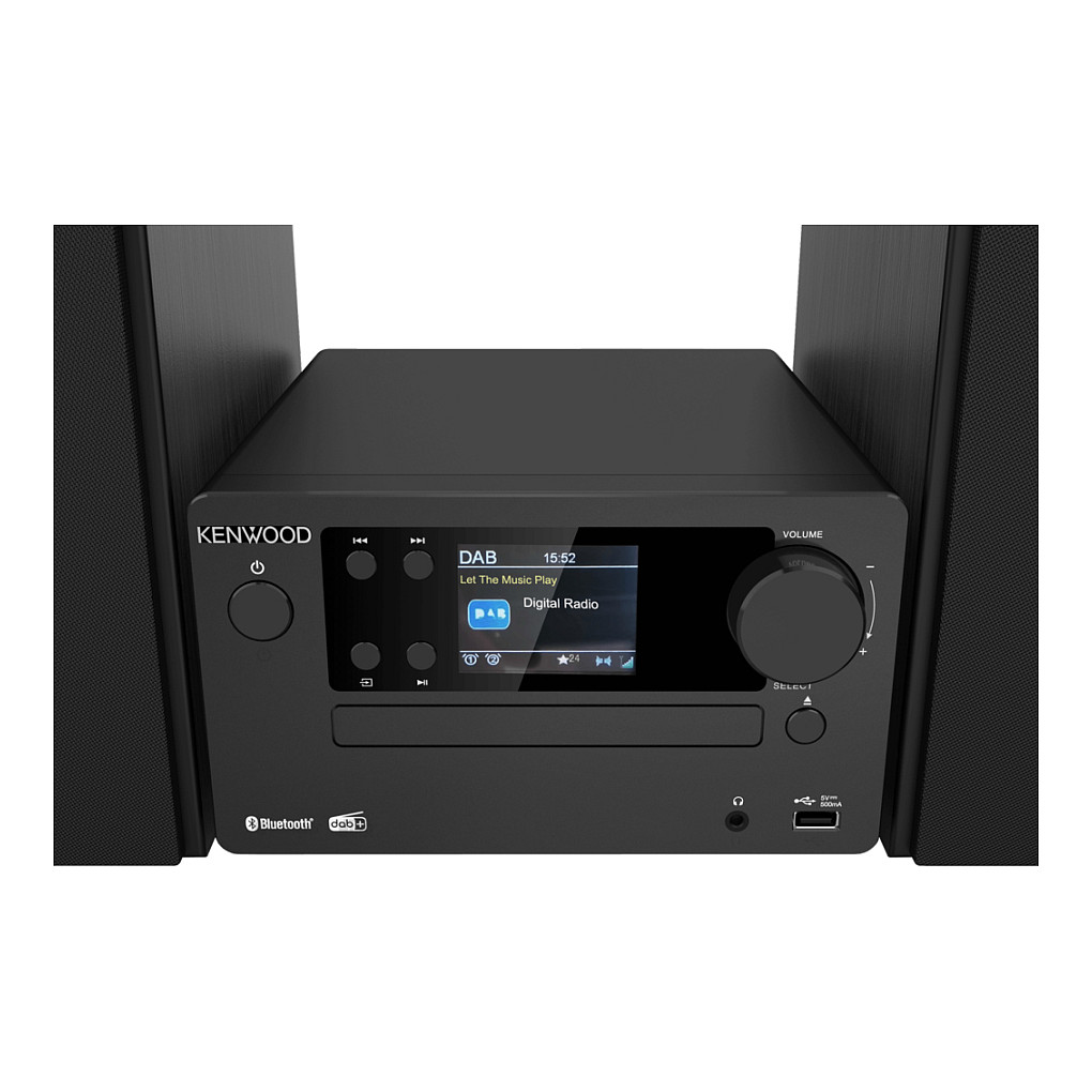 Hi-Fi linija KENWOOD M-725DAB (DAB+, Bluetooth, CD, USB, 2x25W) crna-1