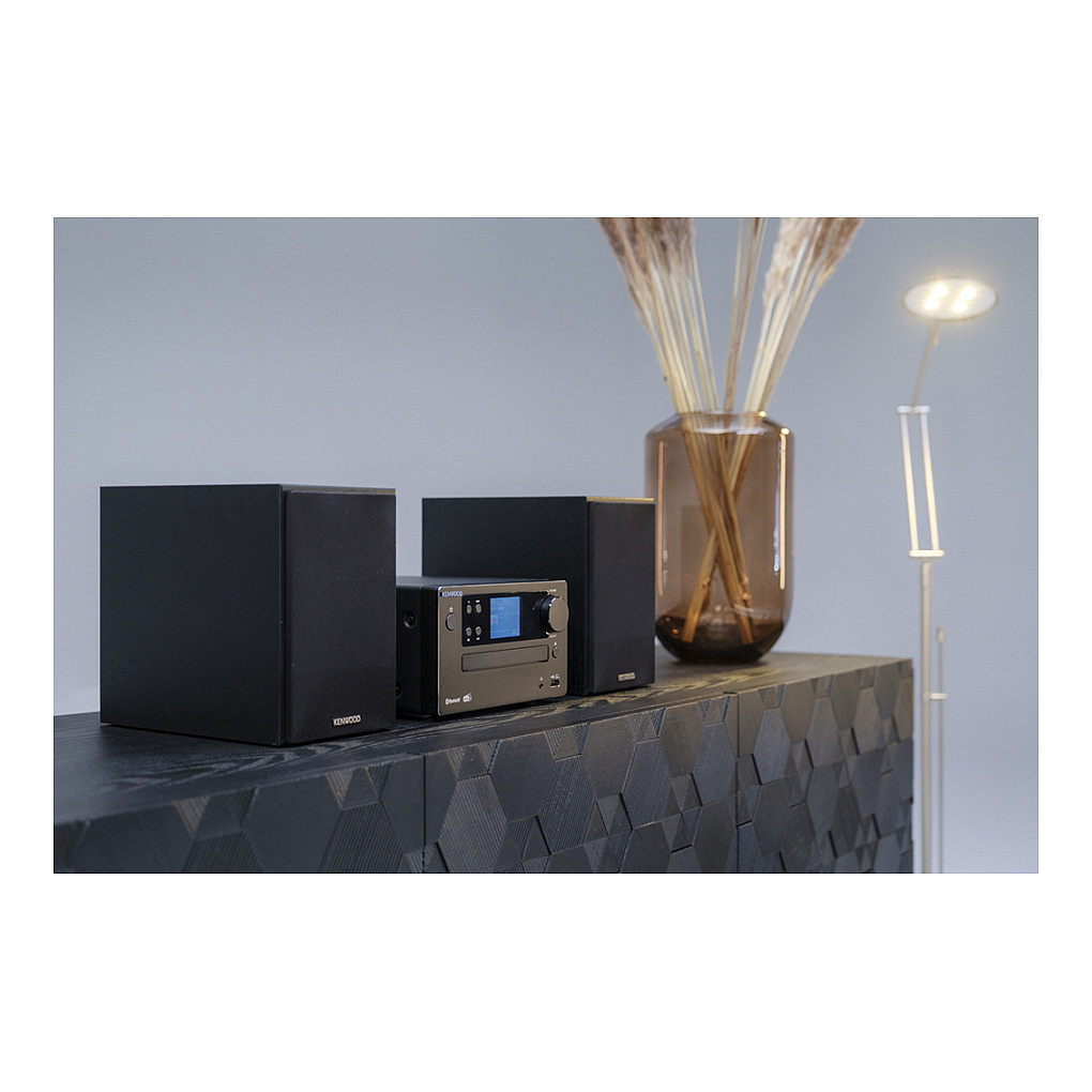 Hi-Fi linija KENWOOD M-725DAB (DAB+, Bluetooth, CD, USB, 2x25W) crna-3