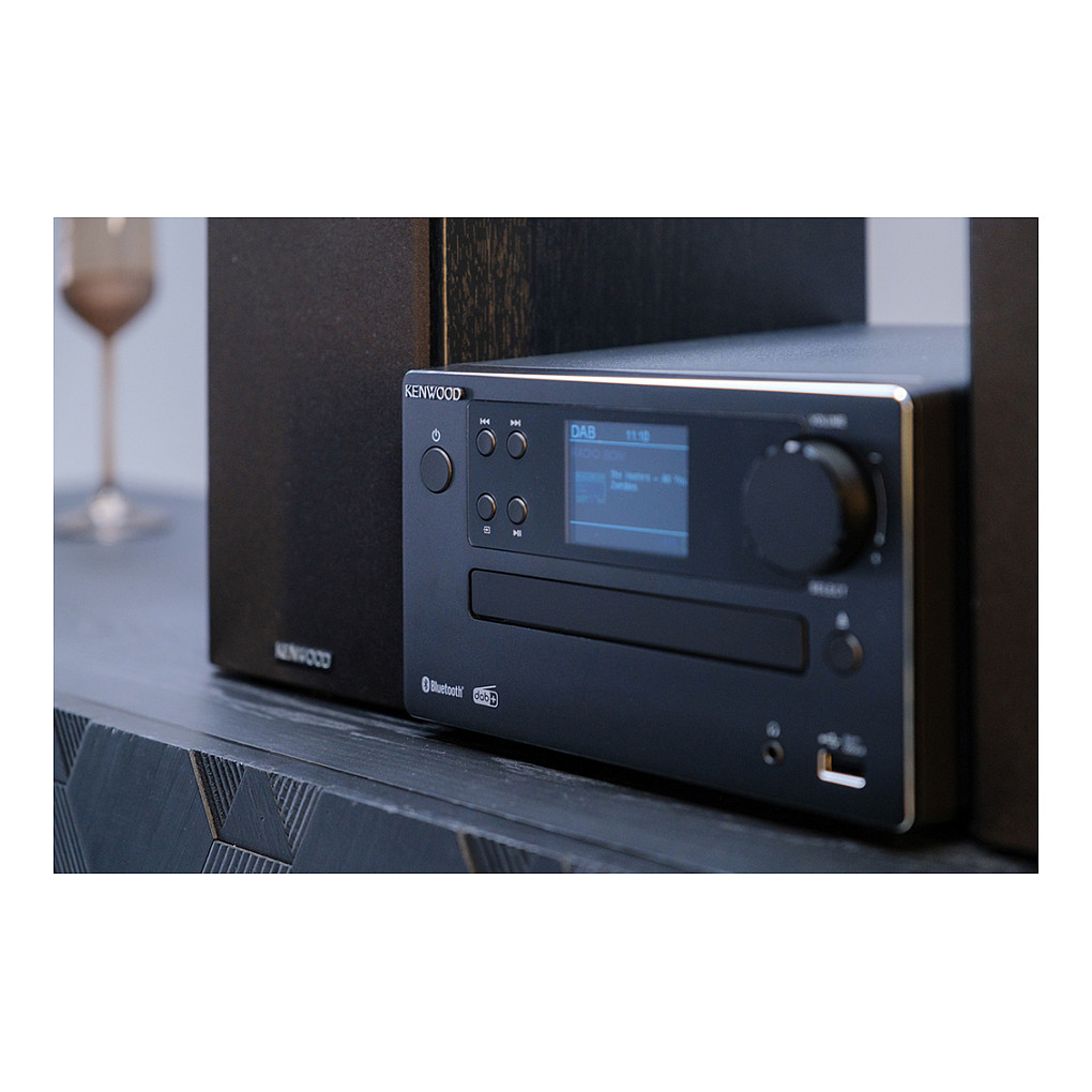 Hi-Fi linija KENWOOD M-725DAB (DAB+, Bluetooth, CD, USB, 2x25W) crna-10