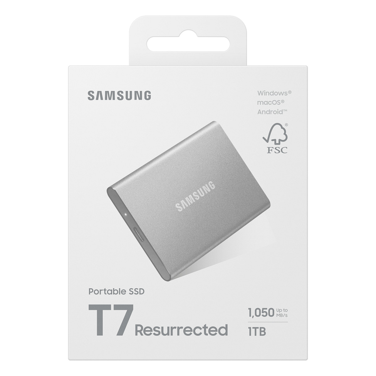 Prijenosni SSD disk SAMSUNG T7 1TB USB-C 3.2 Gen 2 Srebrni-9