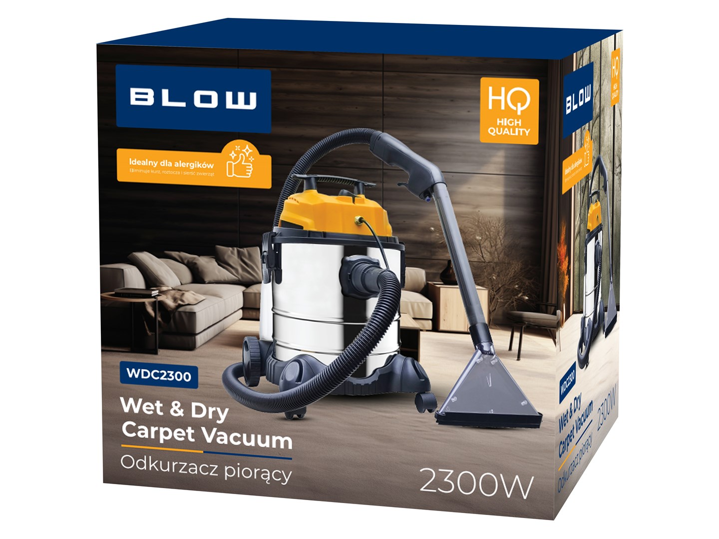 Usisavač za pranje BLOW WDC2300 (2300W, 20L, 4-u-1, HEPA filter)-2