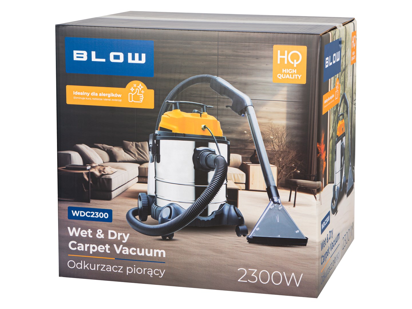 Usisavač za pranje BLOW WDC2300 (2300W, 20L, 4-u-1, HEPA filter)-5