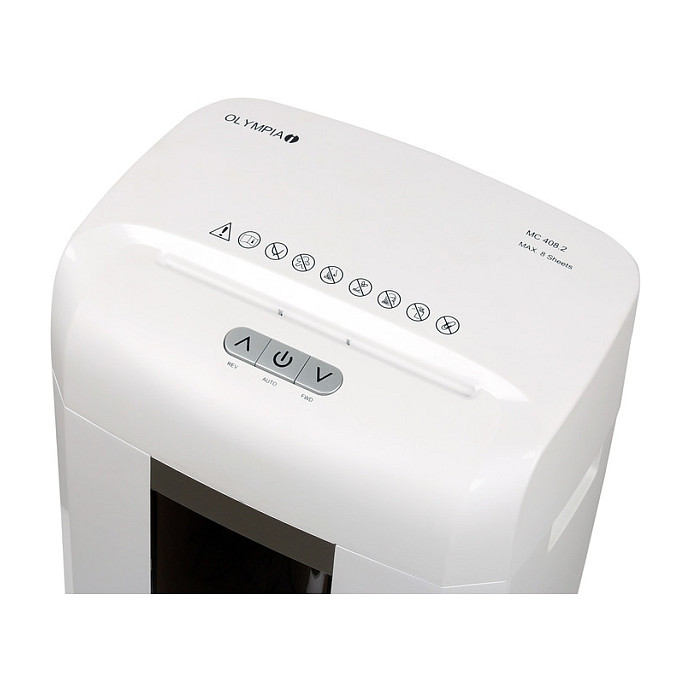Uništavač dokumenata OLYMPIA MC 408.2 (8 listova, 21 L, P-4, mikro rez)-3