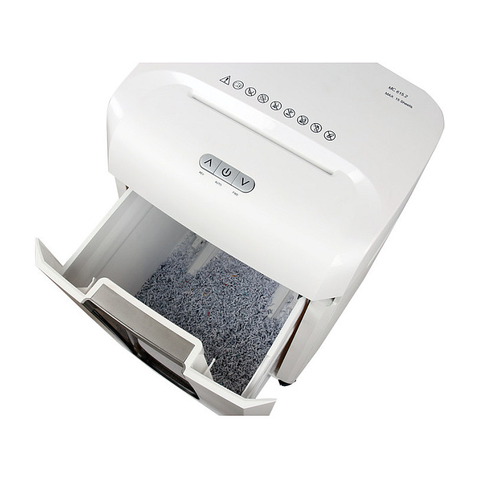 Uništavač dokumenata OLYMPIA MC 615.2 (15 listova, 25 L, P-5, mikro rez)-3