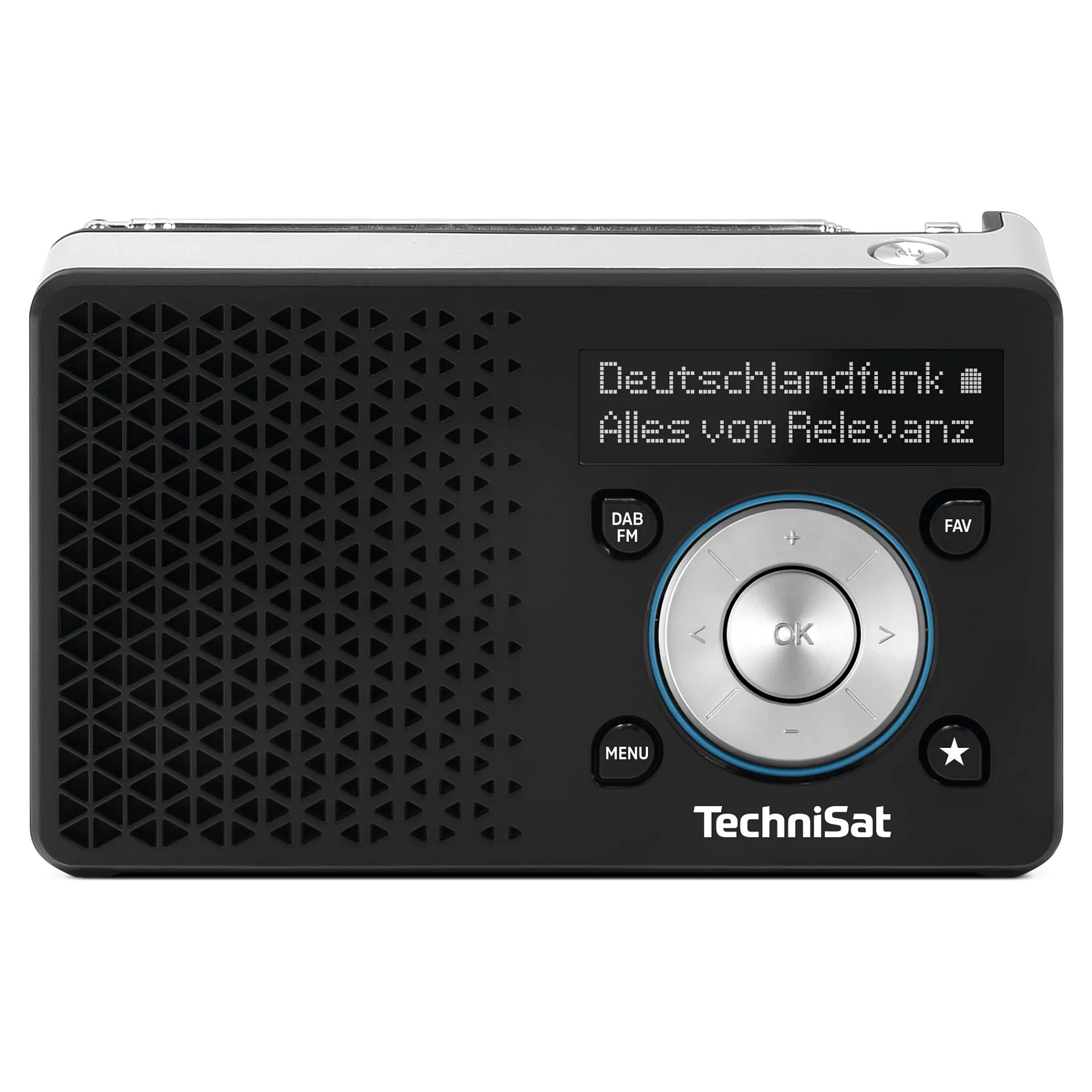 Prijenosni radio TECHNISAT DigitRadio 1 A (DAB+/FM, Baterijski/Mrežni rad, Crno-srebrni)-0