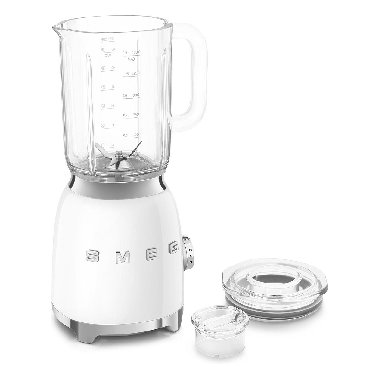 Blender SMEG BLF03WHEU (800W, 1.5L Tritan posuda, 4 brzine) bijeli-2