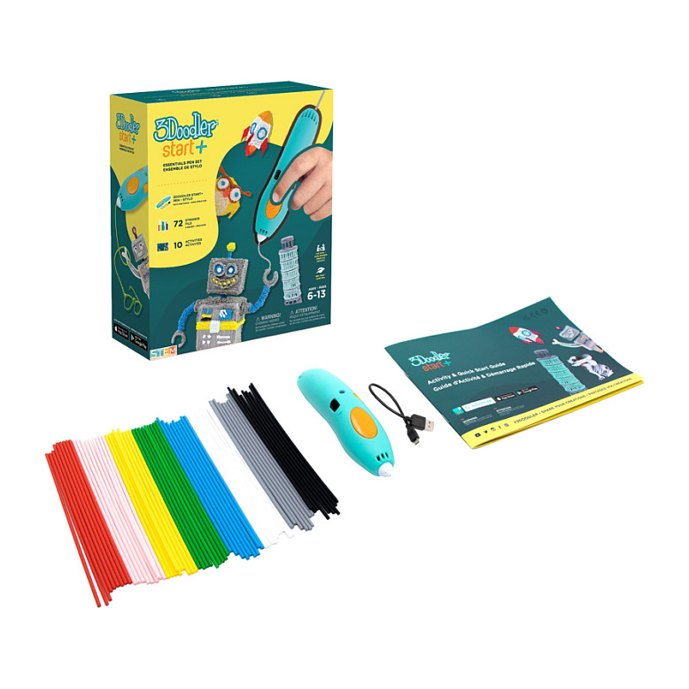 3D olovka 3Doodler Start+ Essentials Pen Set (Mint, za djecu 6+)-0