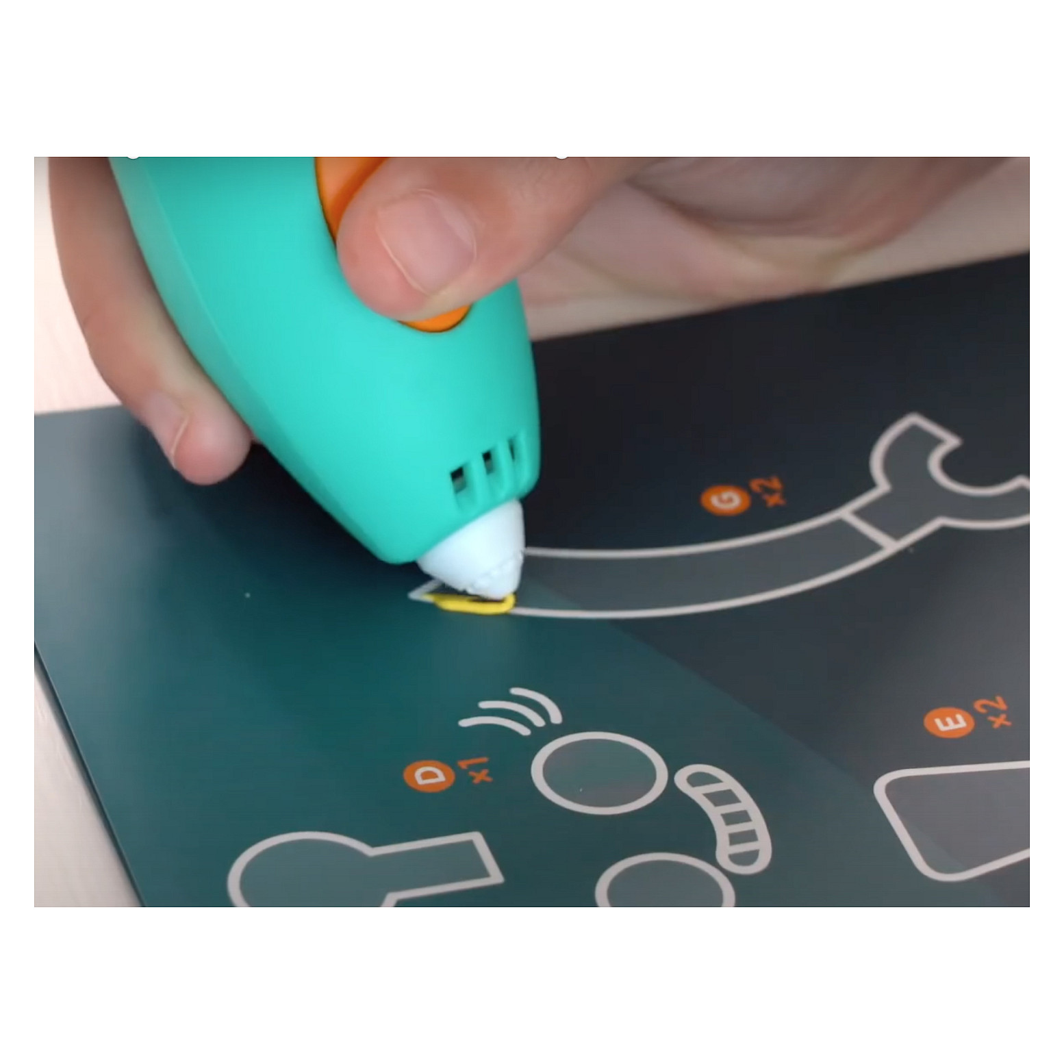 3D olovka 3Doodler Start+ Essentials Pen Set (Mint, za djecu 6+)-4