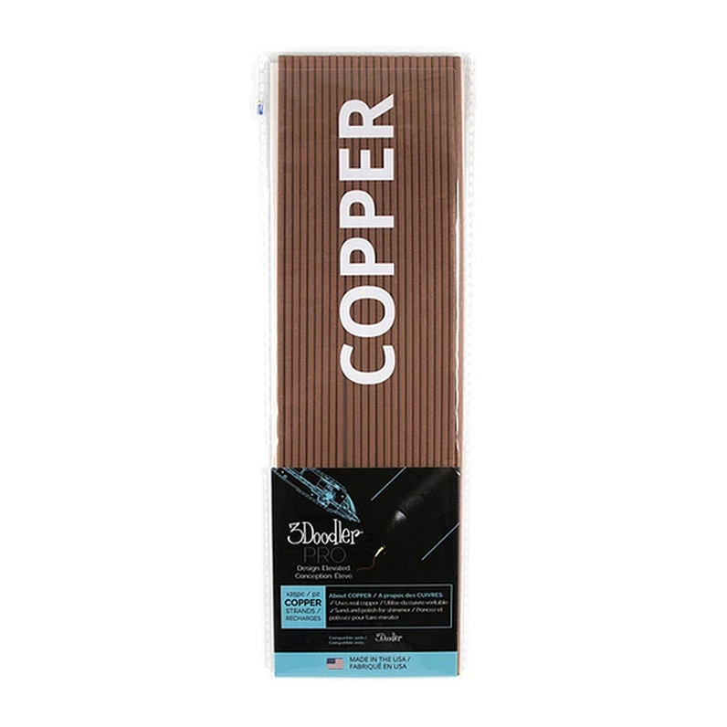 Filament za 3D olovku 3Doodler PRO+ Metal Copper (25 kom)-1