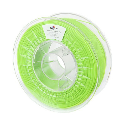 3D filament SPECTRUM PLA Premium (1.75mm, 1kg, Fluorescent Green)-0