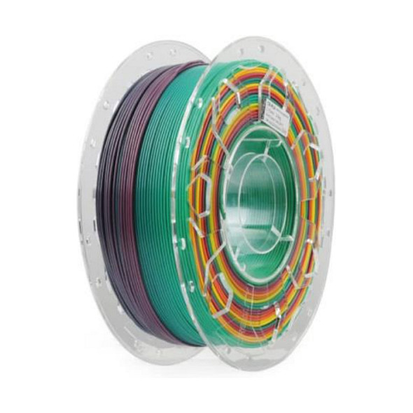 Creality CR PLA Filament Rainbow, 3D-Filament (1 kg, 1,75 mm, auf Rolle)