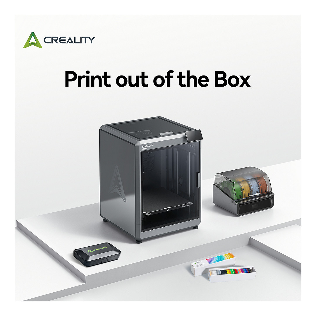 3D printer CREALITY K2 Plus Combo (350x350x350mm, CFS za 4 boje, 600mm/s, grijana komora)-2
