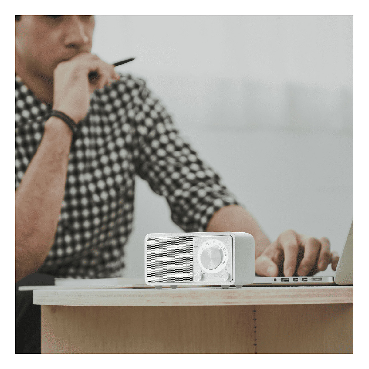 Radio prijemnik SANGEAN WR-7 Genuine Mini (FM, Bluetooth, 36h baterija) Matt White-6