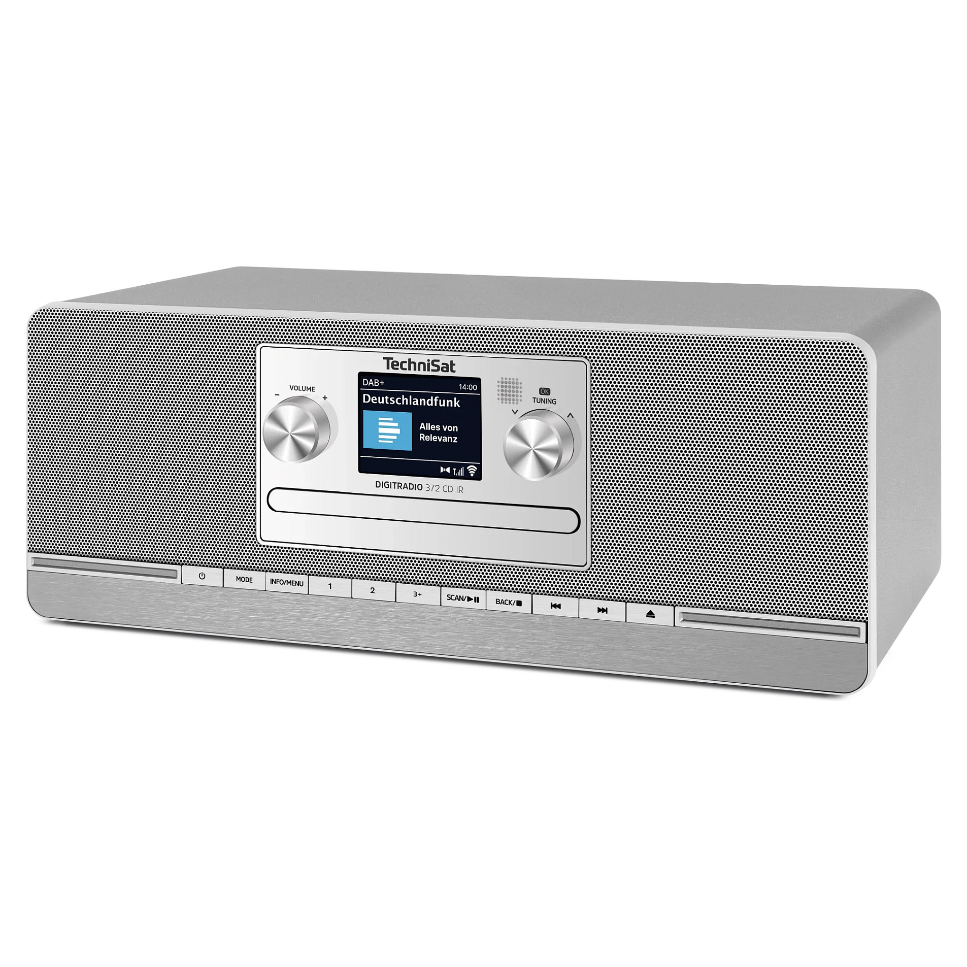 Digitalni radio TECHNISAT DIGITRADIO 372 CD IR (DAB+, FM, Internet, CD, Bluetooth) Srebrni-9
