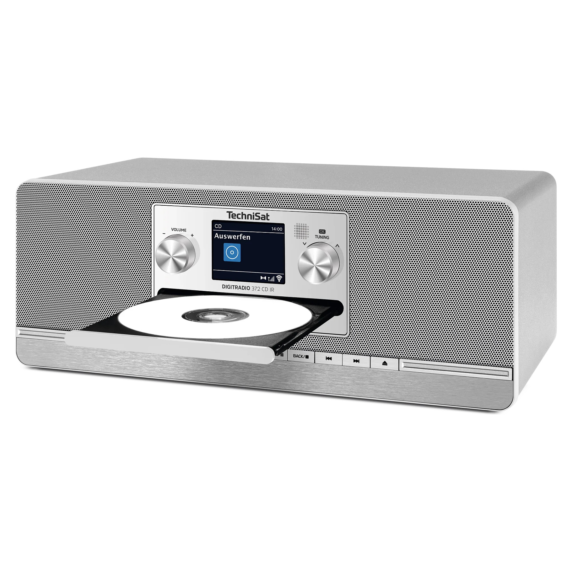 Digitalni radio TECHNISAT DIGITRADIO 372 CD IR (DAB+, FM, Internet, CD, Bluetooth) Srebrni-11