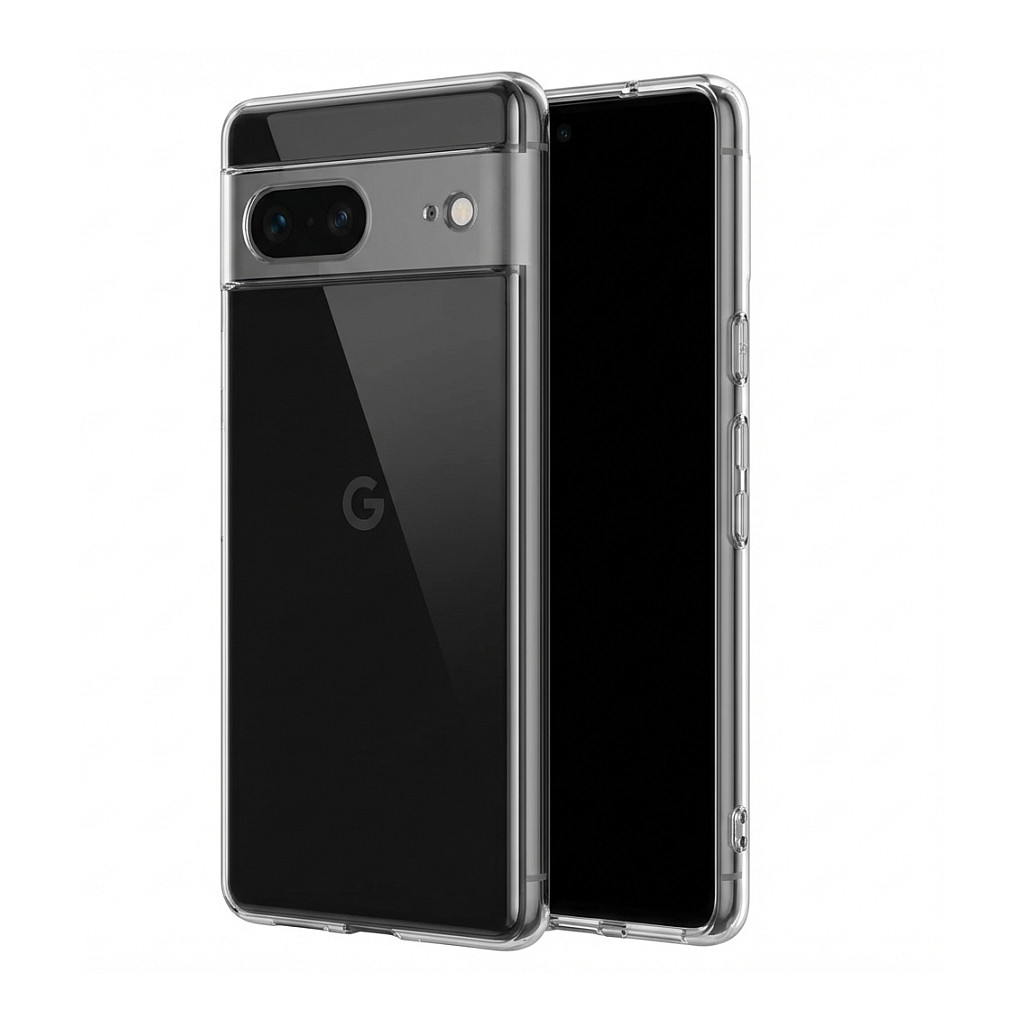 Zaštitna maska PEDEA Soft TPU za Google Pixel 7, prozirna-0