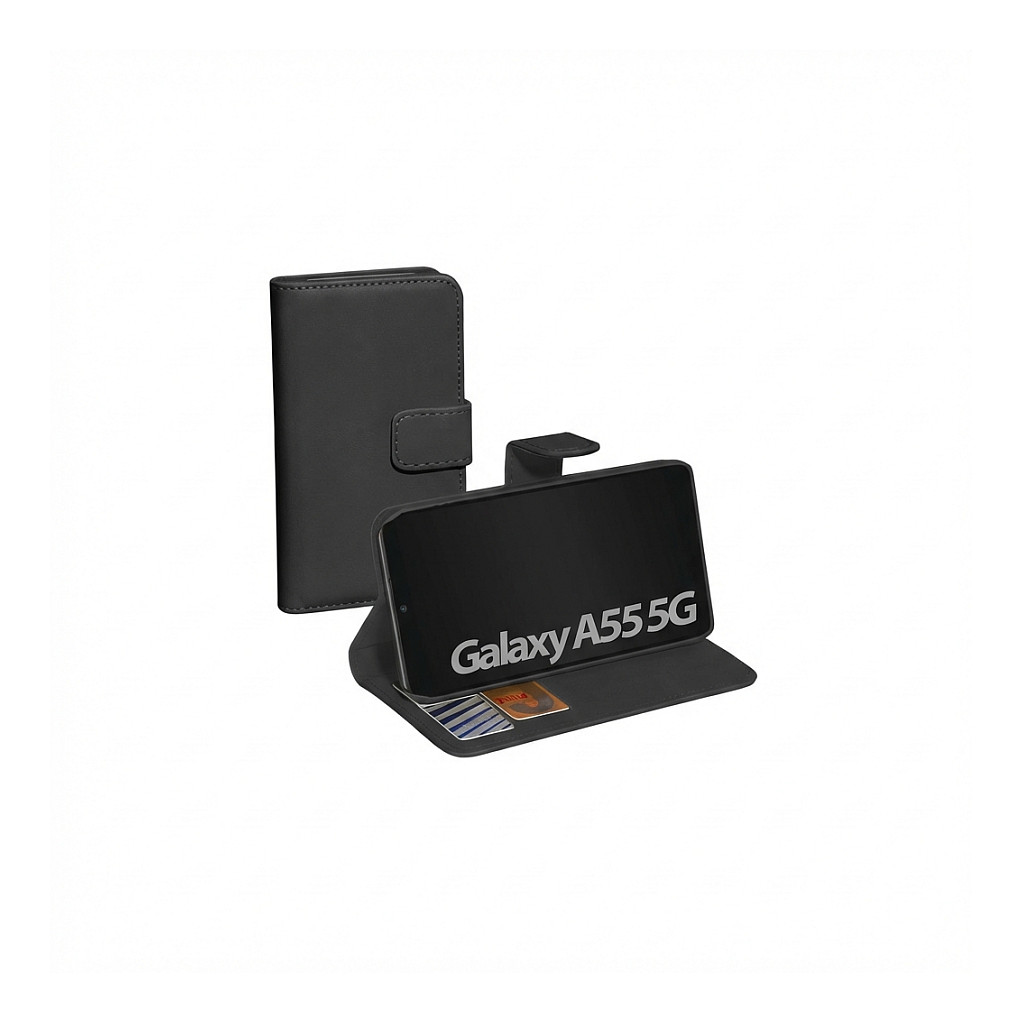 Preklopna torbica PEDEA Book Cover Classic za Samsung Galaxy A55 5G (funkcija stalka, utor za kartice) crna-0