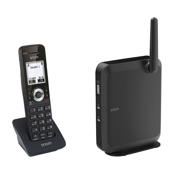 DECT telefon set SNOM M110 SC (M100 SC baza + M10 SC slušalica, do 10 slušalica, 8 SIP računa)
