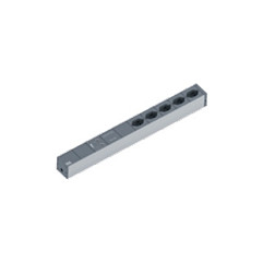BACHMANN 19" PDU letva s utičnicama 1U (5x T13, s prekidačem)