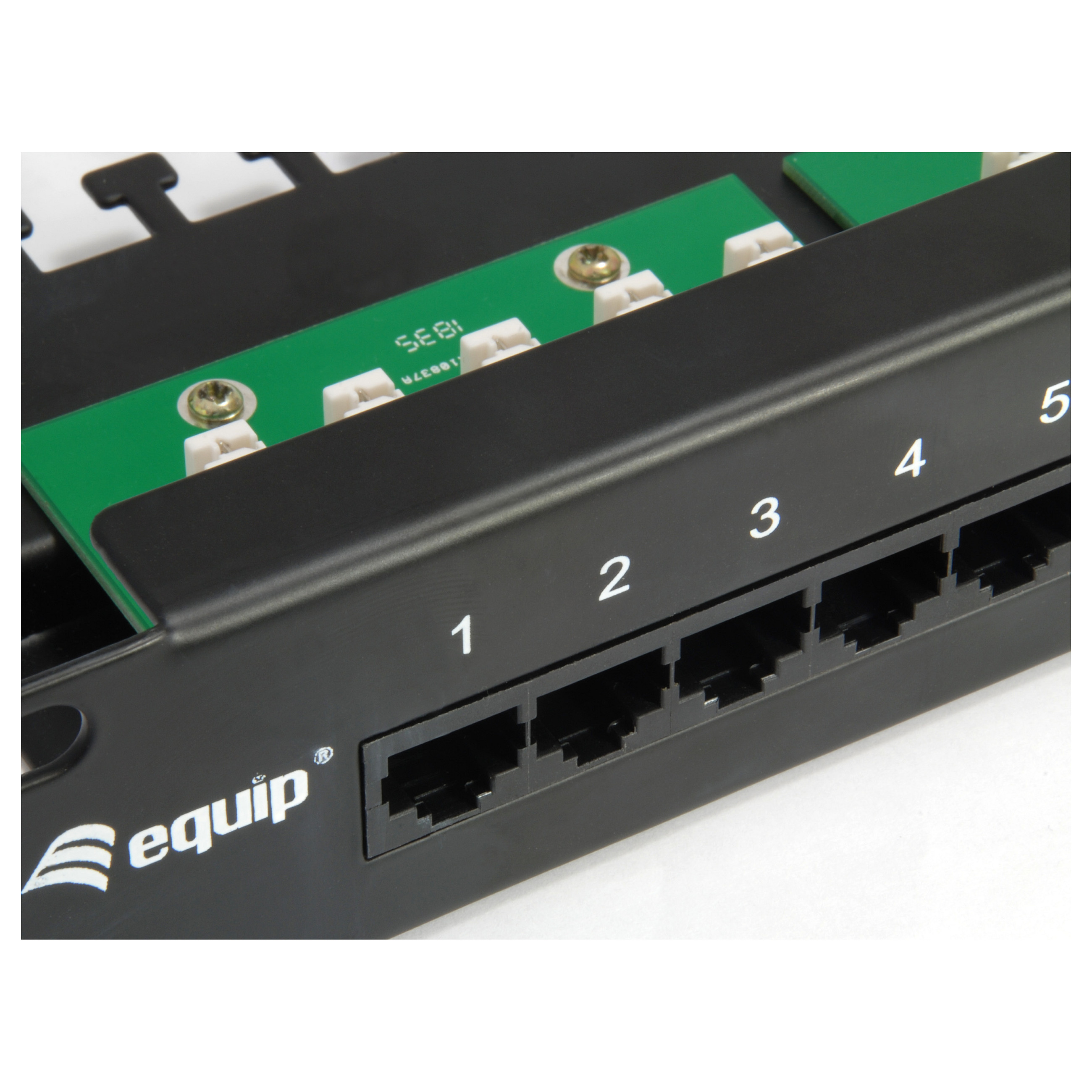 Patch panel EQUIP 25-portni Cat.3 ISDN (19", 1U, UTP, 25x RJ45)-3