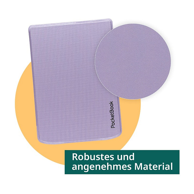 Zaštitna maska POCKETBOOK Shell Cover za Era (Transparent Light Purple)-4