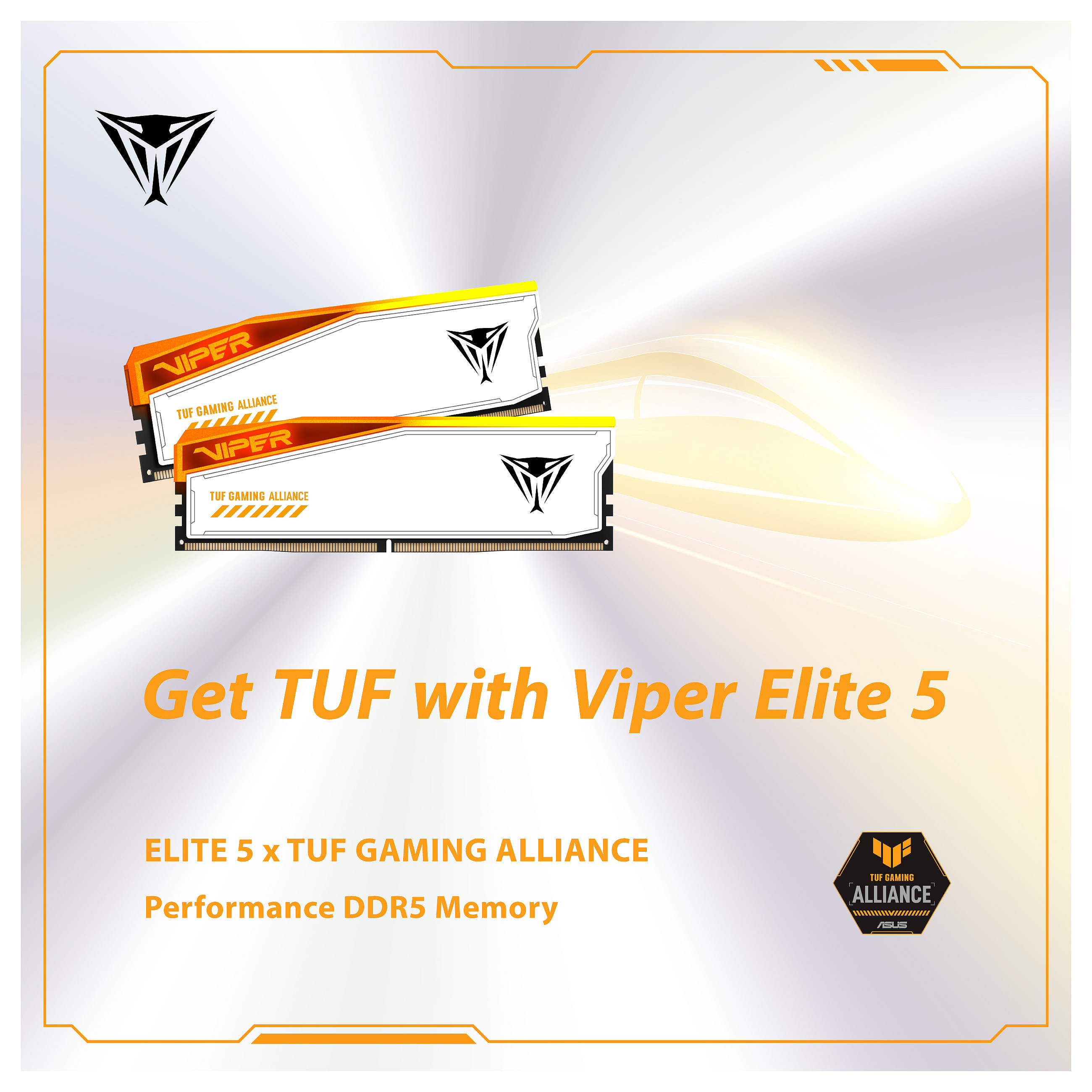 Radna memorija PATRIOT Viper Elite 5 TUF Gaming RGB 48GB (2x24GB) DDR5 6600MHz CL42-5