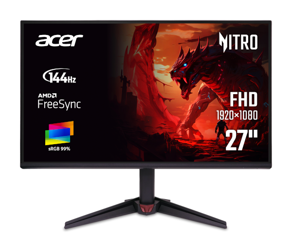 Monitor ACER Nitro VG270FX 27" IPS FHD 165Hz FreeSync Premium