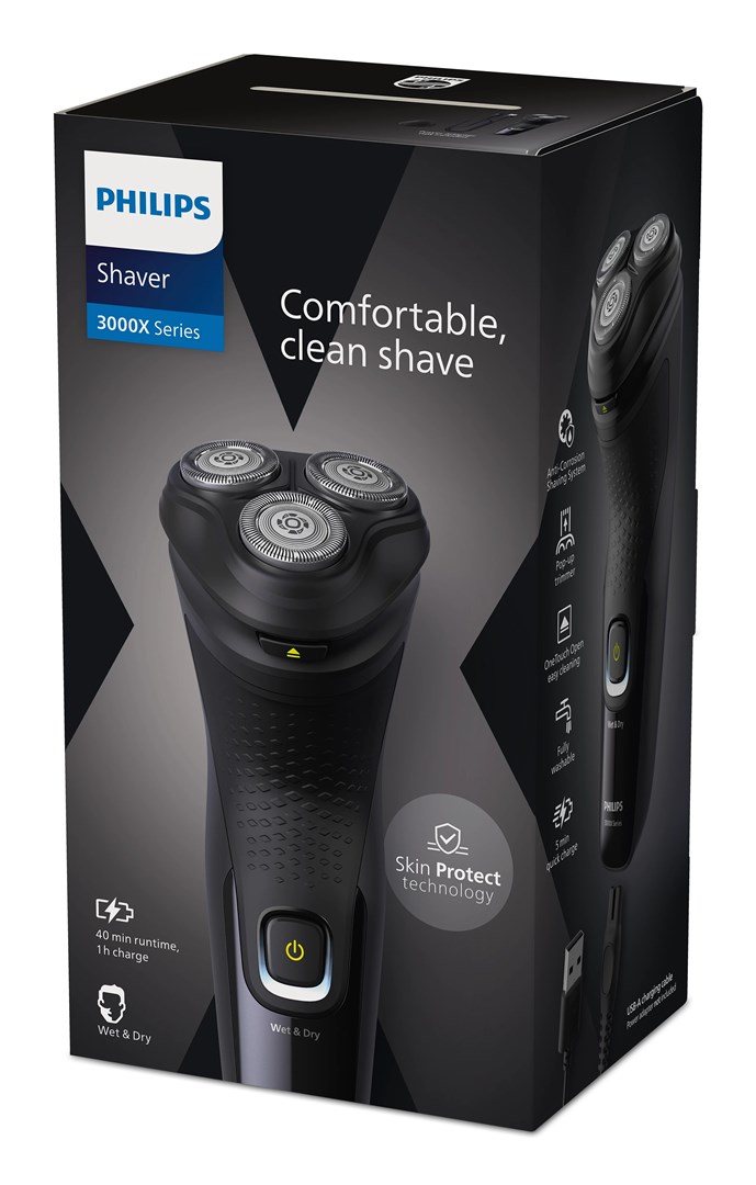 Brijaći aparat PHILIPS Shaver Series 3000X X3021/00 (Wet & Dry, 5D Pivot & Flex glave, 60 min rada)-2
