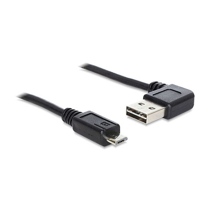USB Adapter DELOCK 83383 (USB-A 2.0 muški na Micro-B muški, 90° kutni)