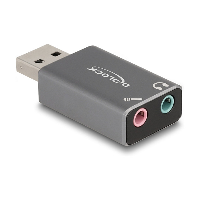 DELOCK 66633 USB zvučna kartica 7.1 (USB-A na 2x 3.5mm, Plug & Play)