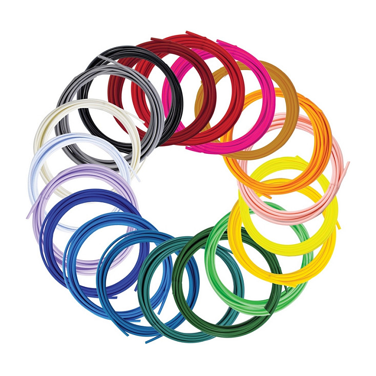 Filamenti za 3D olovku 3Doodler Flow PLA Mega Pack (20 boja, 1000 kom)