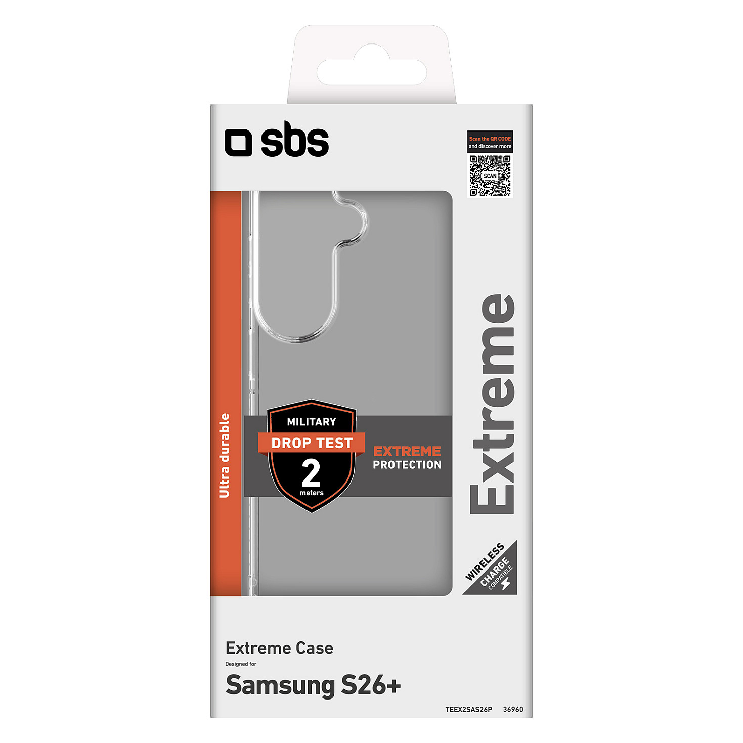 Maska za mobitel SBS Extreme 2 Cover za SAMSUNG Galaxy S24+ (prozirna, vojna certifikacija)-1