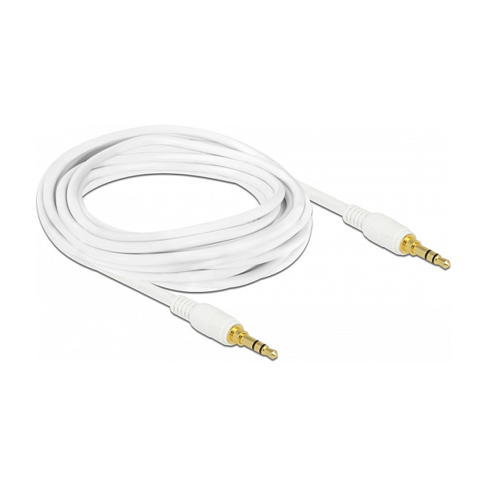 Audio kabel DELOCK 85552 (3.5mm, 3-pinski, M/M, 3m) bijeli-1