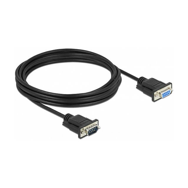 Serijski kabel DELOCK RS-232 D-Sub9 M/Ž (4 m, usko kućište konektora)-1