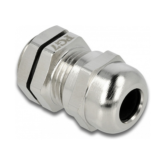 Uvodnica za kabel DELOCK PG7 metalna (IP68, 3-6.5 mm)