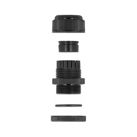 Uvodnica za kabel DELOCK PG21 s 3 ulaza (IP68, crna, 2 komada)-2