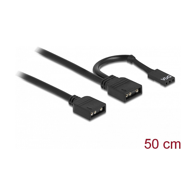 RGB razdjelni kabel DELOCK 86001 (3-pinski, 5V ARGB, 50 cm)-1