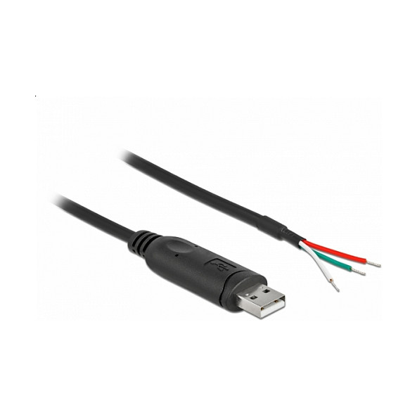 DELOCK Adapter USB 2.0 na serijski RS-232 s 3 otvorena kraja 2m (90428)-0