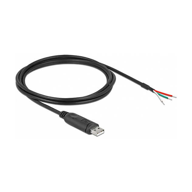 DELOCK Adapter USB 2.0 na serijski RS-232 s 3 otvorena kraja 2m (90428)-1