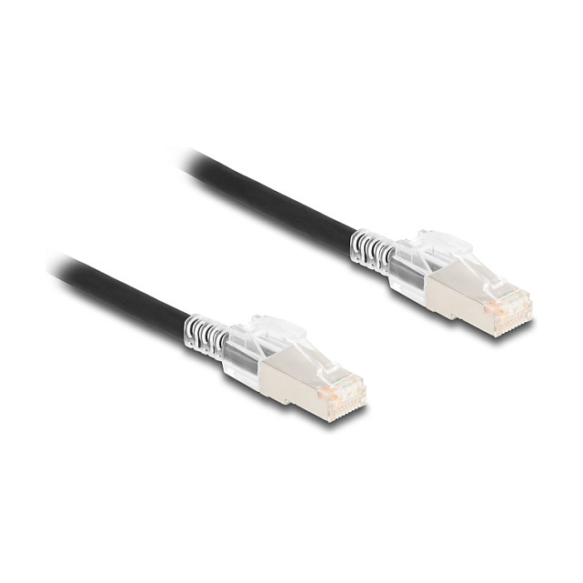 Mrežni kabel DELOCK RJ45 Cat.6A S/FTP (5m, LSZH, Secure Clips) crni-0