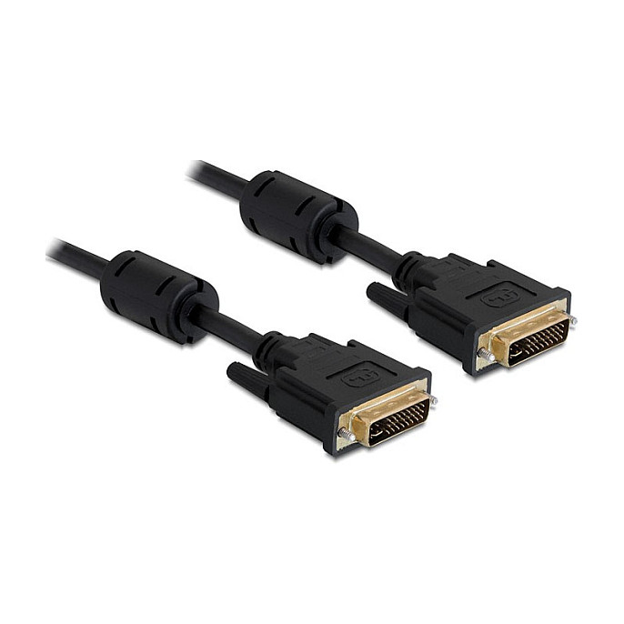 DVI kabel DELOCK 83113 (DVI-I 24+5 M/M, Dual Link, 5m)-0