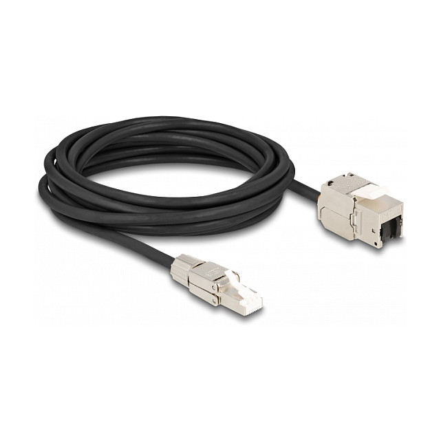 Mrežni kabel DELOCK RJ45 na Keystone Modul Cat.6A S/FTP (5 m)-0