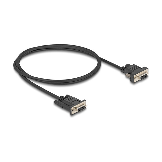 Serijski kabel DELOCK RS-232 D-Sub9 na D-Sub9 (1 m, napajanje na pinu 9)