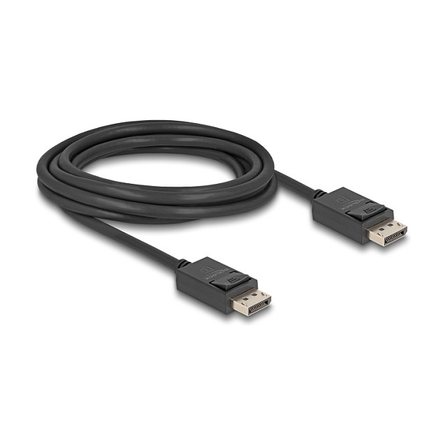 Delock DisplayPort 1.4 Kabel 3m (16K 30Hz / 8K 60Hz, 32.4 Gbps, VESA certificiran)