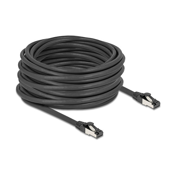 Mrežni kabel DELOCK Cat.8.1 S/FTP 15m (40 Gbps, LSZH) crni-1