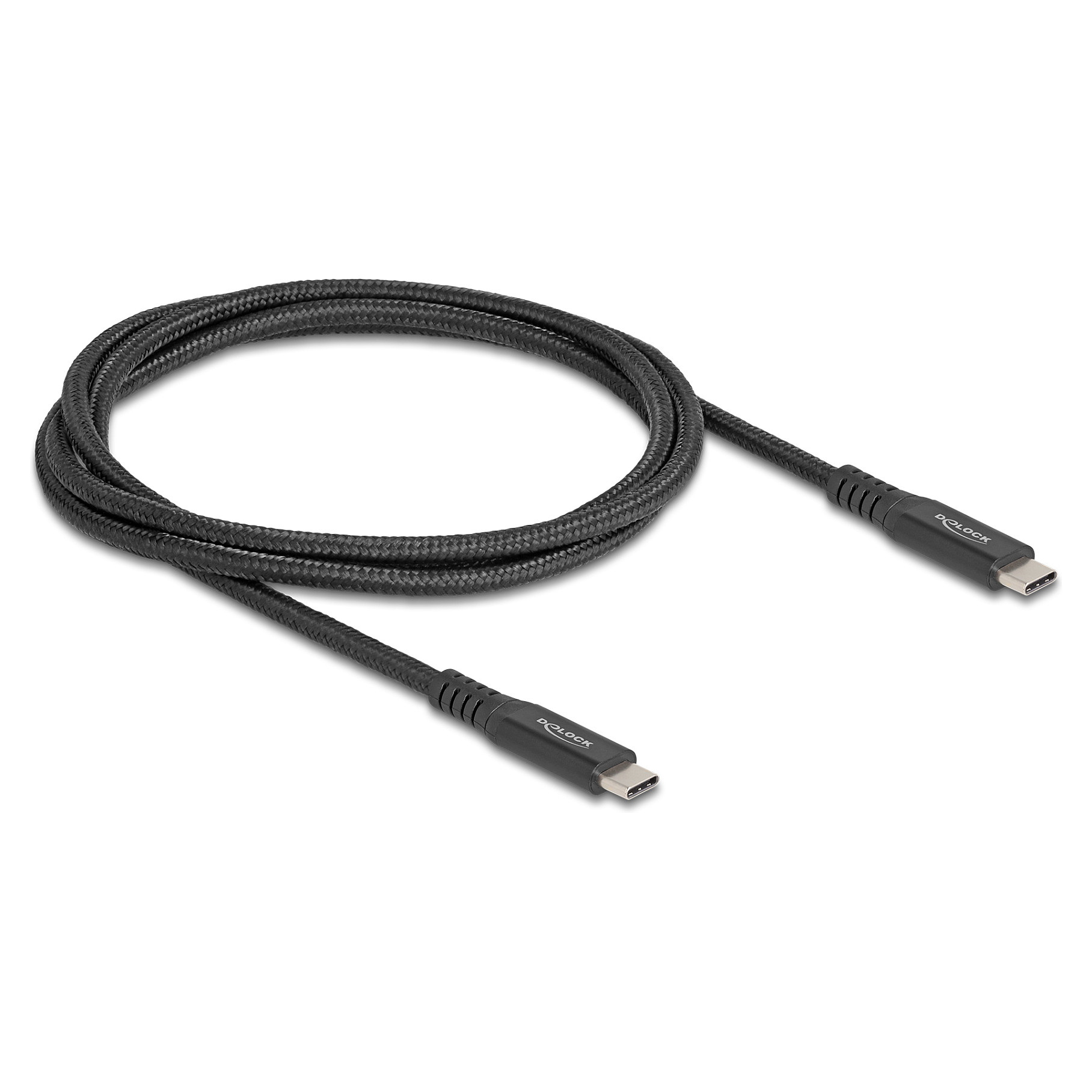 USB-C kabel DELOCK 80024 (USB 3.2 Gen 2x2, 20 Gbps, 100W PD 3.0, E-Marker, 1 m)