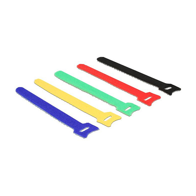 Vezice za kabele DELOCK čičak trake 150 x 12 mm (10 komada, razne boje)-0