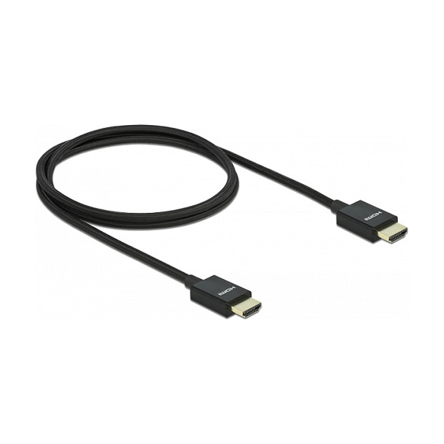 HDMI kabel DELOCK Coaxial High Speed 1m (8K 60Hz, 48 Gbps, eARC)-1
