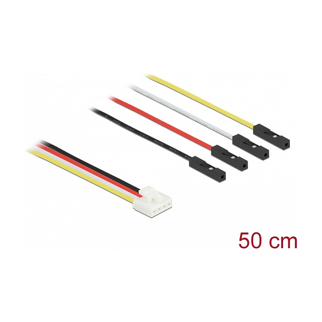 Kabel za konverziju DELOCK Grove 4-pinski na 4x Jumper ženski 50 cm (86950)-1